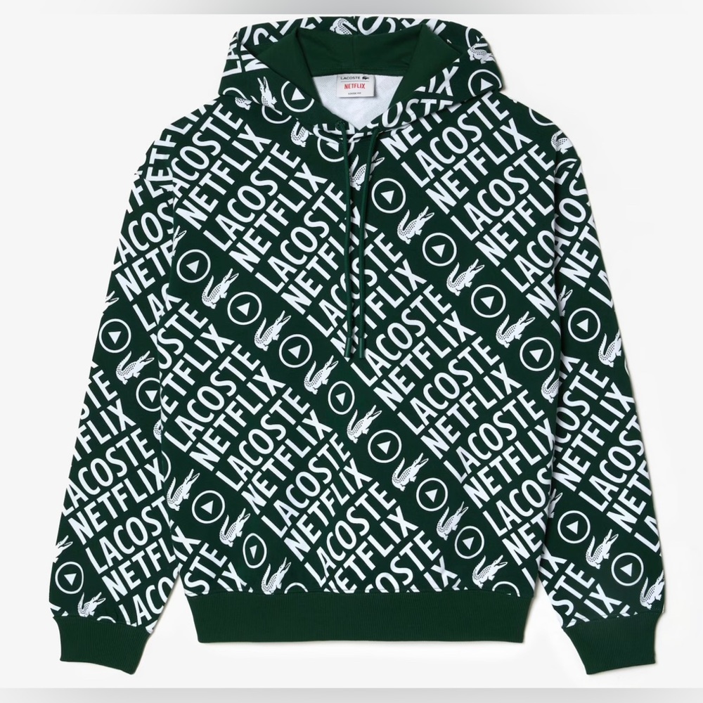 Men’s Lacoste x Netflix Loose Fit Organic Cotton Sweatshirt